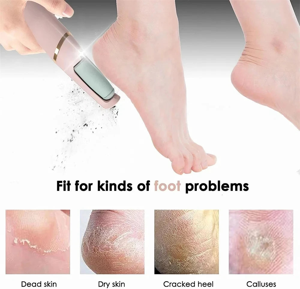 Electric Foot File Grinder Set Dead Skin