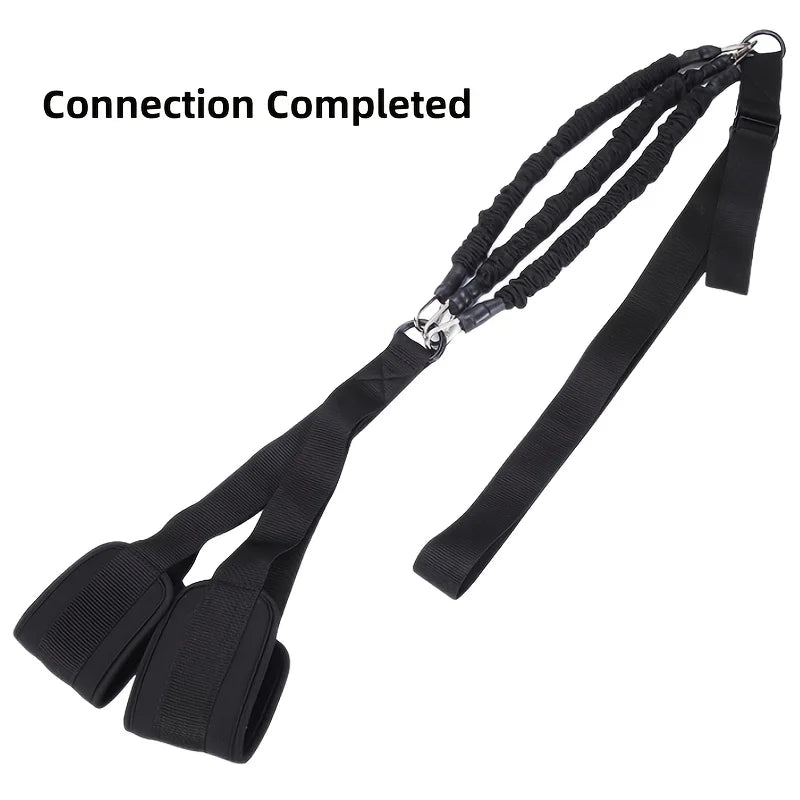 Pull Up Assistance Bands Set, Heavy Duty Resistance Band for Pull Up Bar, Adjustable Weight/Size with SBR Double Feet/Knee Rest