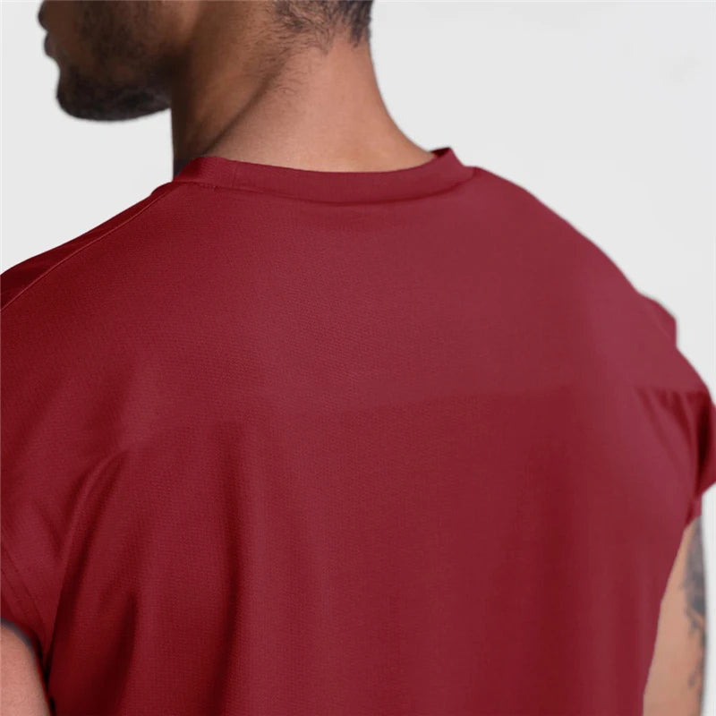 Men's Fitness Running Breathable Exercise Tank