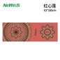 Yoga Mat Towel double-side Velvet Yoga Fitness Isolation Mat non-slip Folding Portable Sports Mat Towel Beach Quick Dry Towel