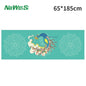 Yoga Mat Towel double-side Velvet Yoga Fitness Isolation Mat non-slip Folding Portable Sports Mat Towel Beach Quick Dry Towel
