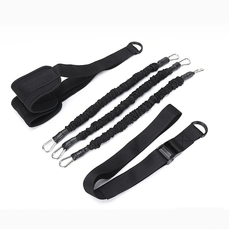 Pull Up Assistance Bands Set, Heavy Duty Resistance Band for Pull Up Bar, Adjustable Weight/Size with SBR Double Feet/Knee Rest