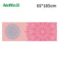 Yoga Mat Towel double-side Velvet Yoga Fitness Isolation Mat non-slip Folding Portable Sports Mat Towel Beach Quick Dry Towel