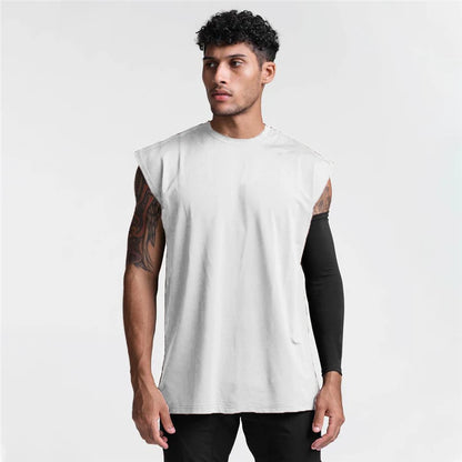 Men's Fitness Running Breathable Exercise Tank
