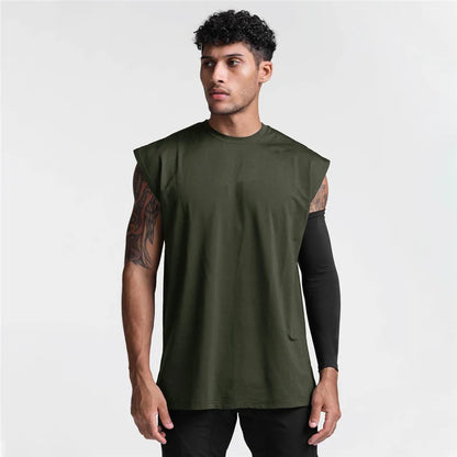 Men's Fitness Running Breathable Exercise Tank
