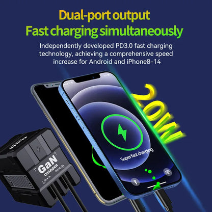 Fast Charging Wall Charger For iPhone Samsung Xiaomi