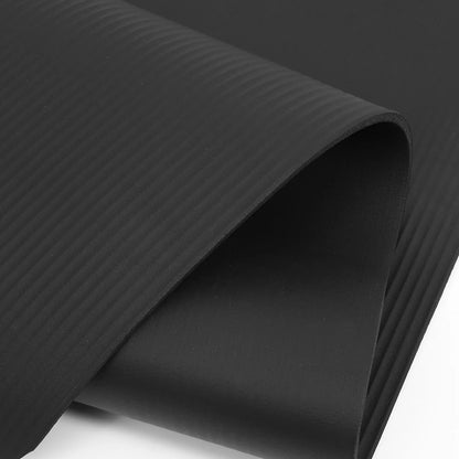 183X61X0.8Cm Black NBR Treadmill Mat Sports
