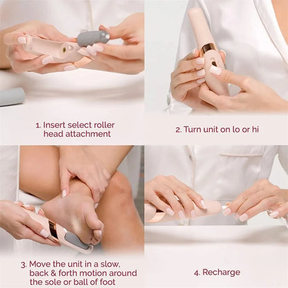 Electric Foot File Grinder Set Dead Skin