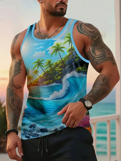 2025 New Summer Casual Men's Tank